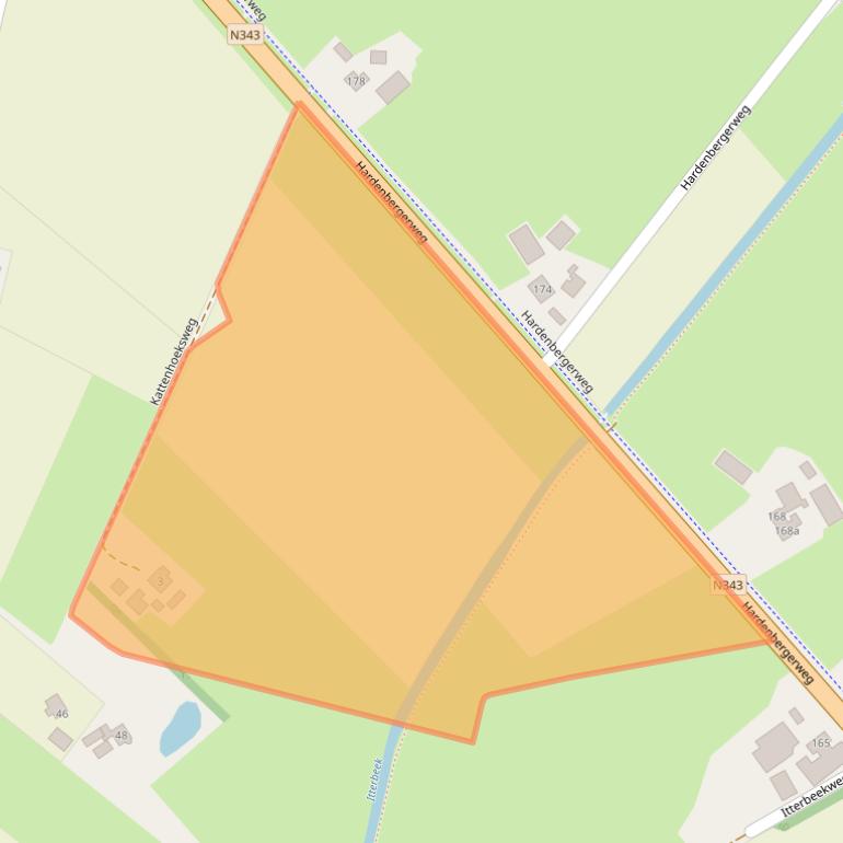 Kaart van postcodegebied 7679VE.