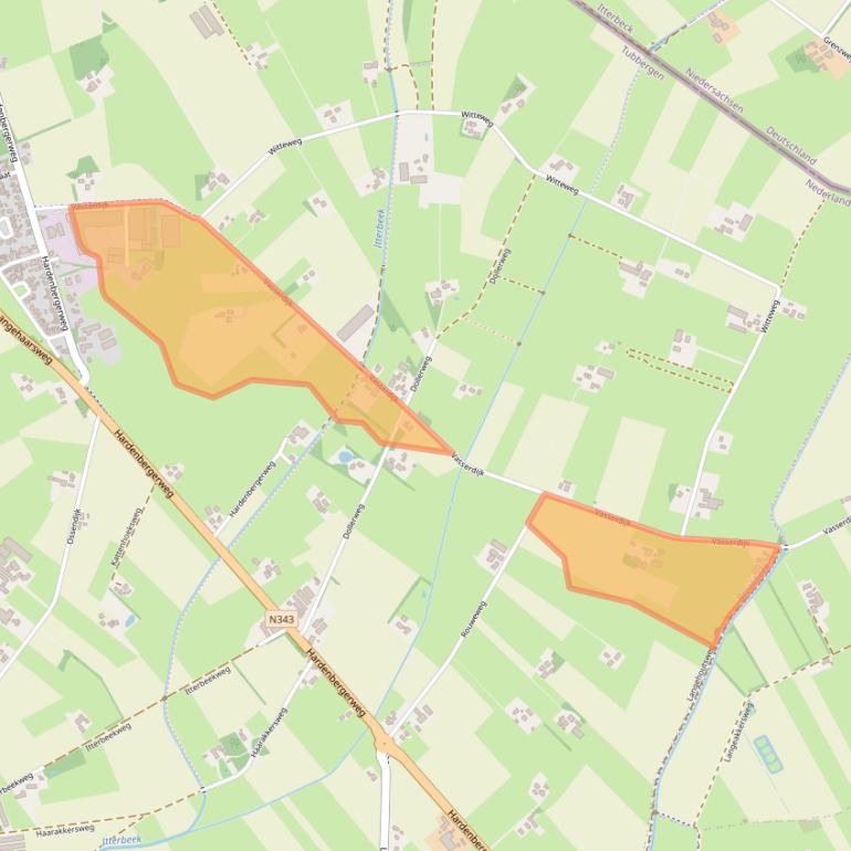 Kaart van postcodegebied 7679VS.