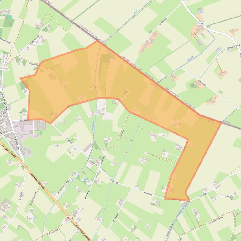 Kaart van postcodegebied 7679VT.