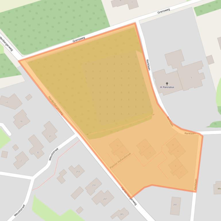 Kaart van postcodegebied 7679VW.