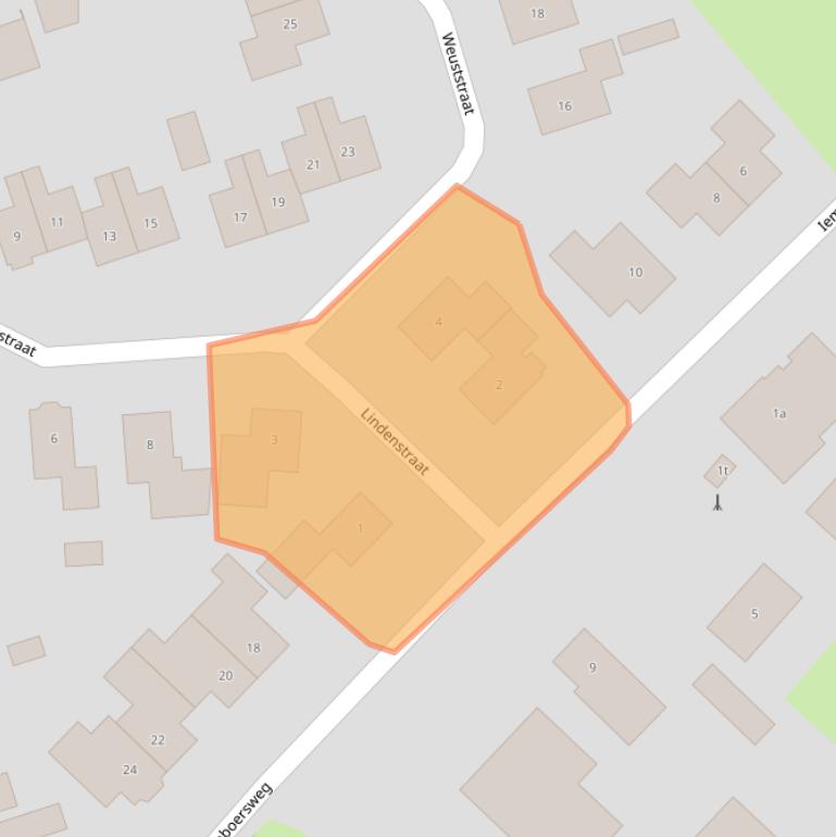 Kaart van postcodegebied 7679VX.