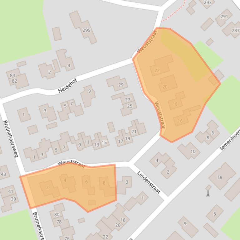 Kaart van postcodegebied 7679WB.