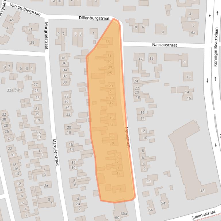 Kaart van postcodegebied 7681AH.