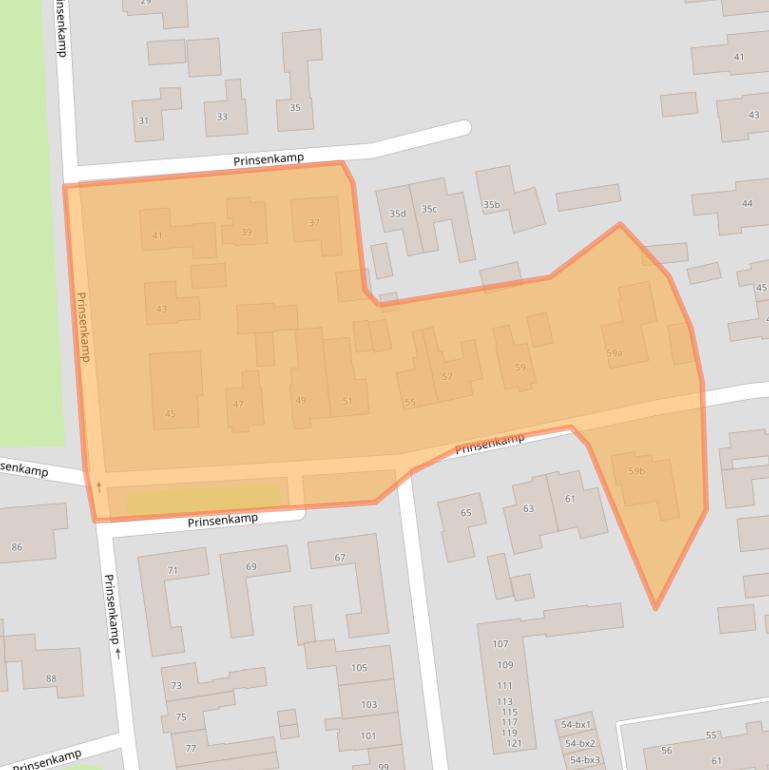 Kaart van postcodegebied 7681BB.