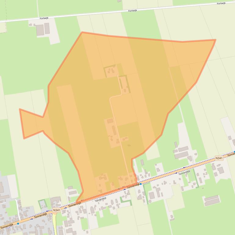 Kaart van postcodegebied 7681BK.