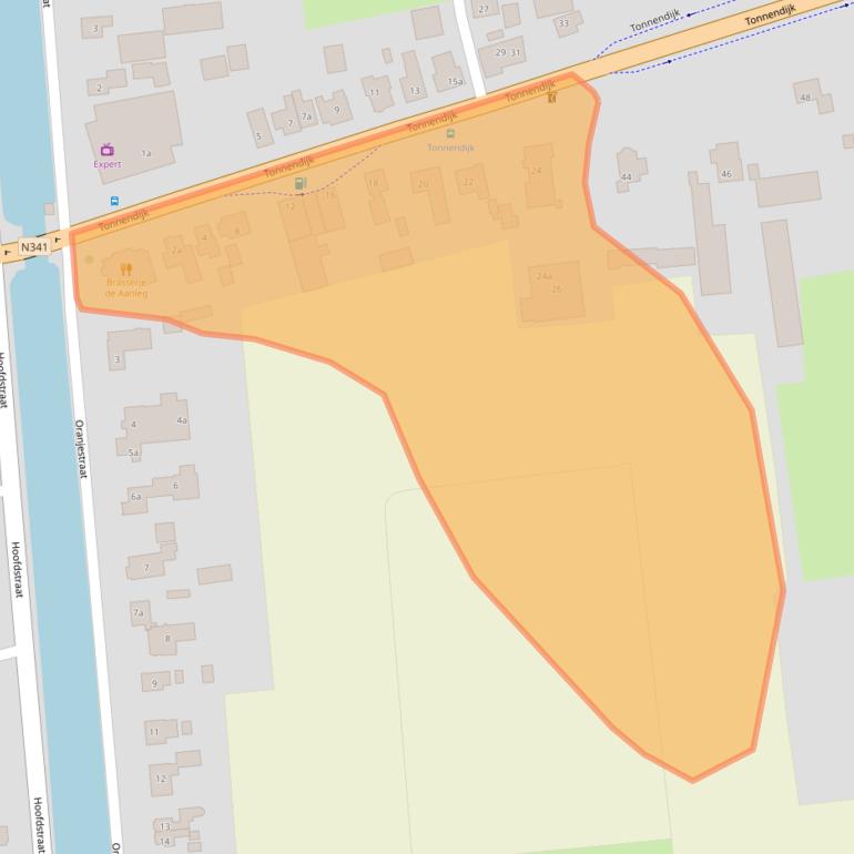 Kaart van postcodegebied 7681BN.