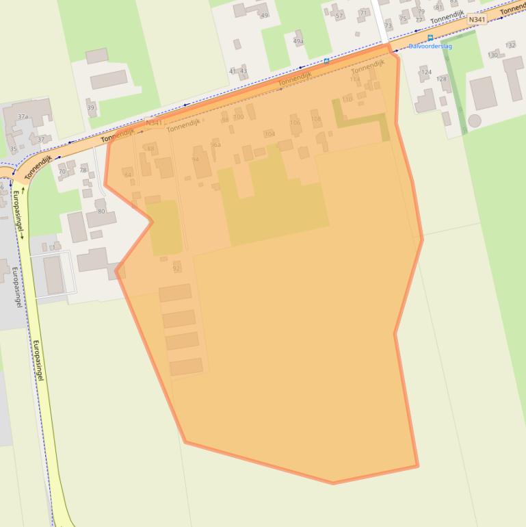 Kaart van postcodegebied 7681BR.