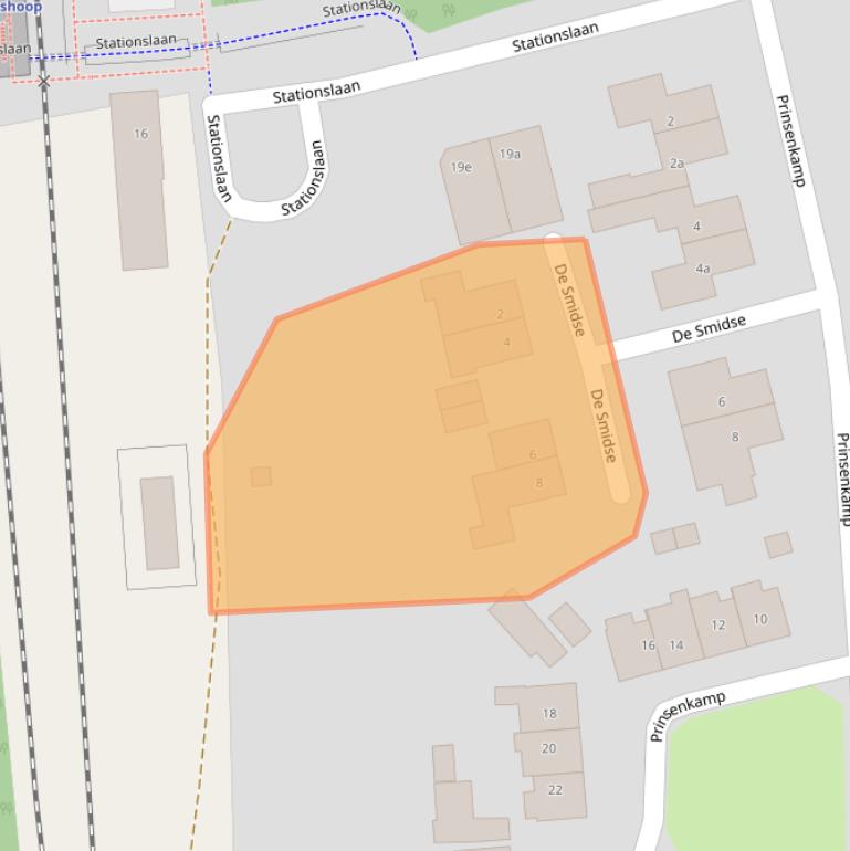 Kaart van postcodegebied 7681BV.