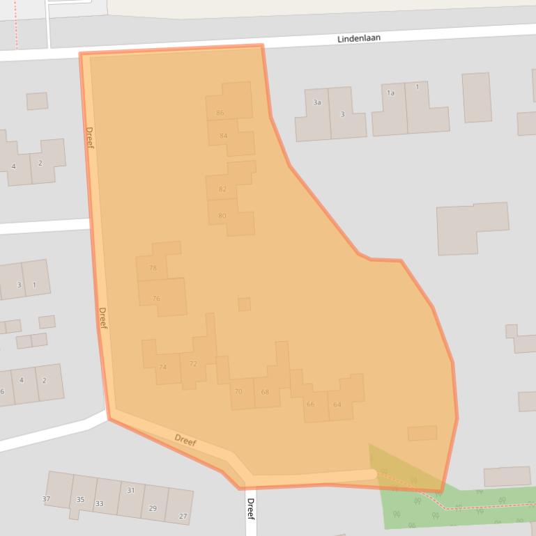 Kaart van postcodegebied 7681CA.