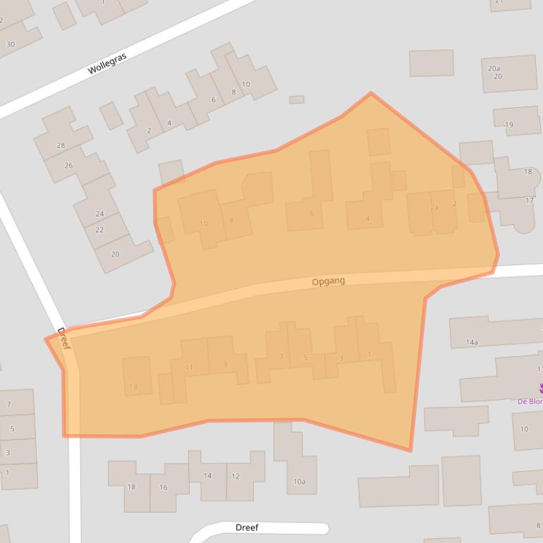 Kaart van postcodegebied 7681CN.