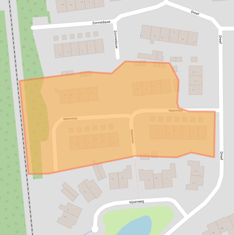 Kaart van postcodegebied 7681CT.