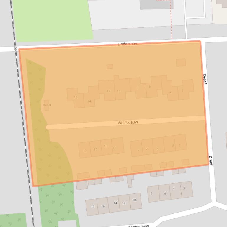 Kaart van postcodegebied 7681CW.