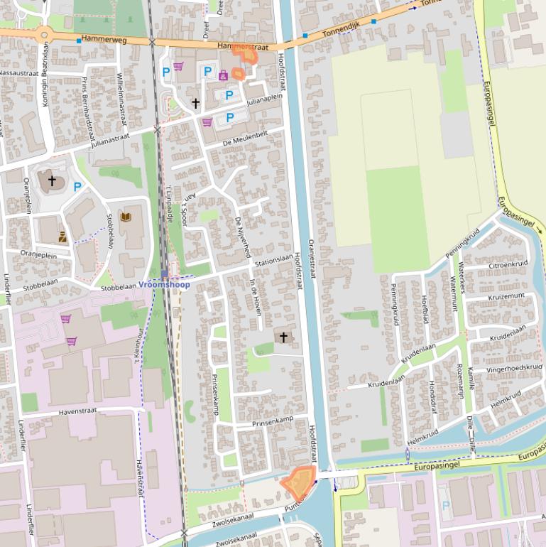 Kaart van postcodegebied 7681DA.