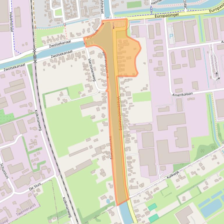 Kaart van postcodegebied 7681DR.