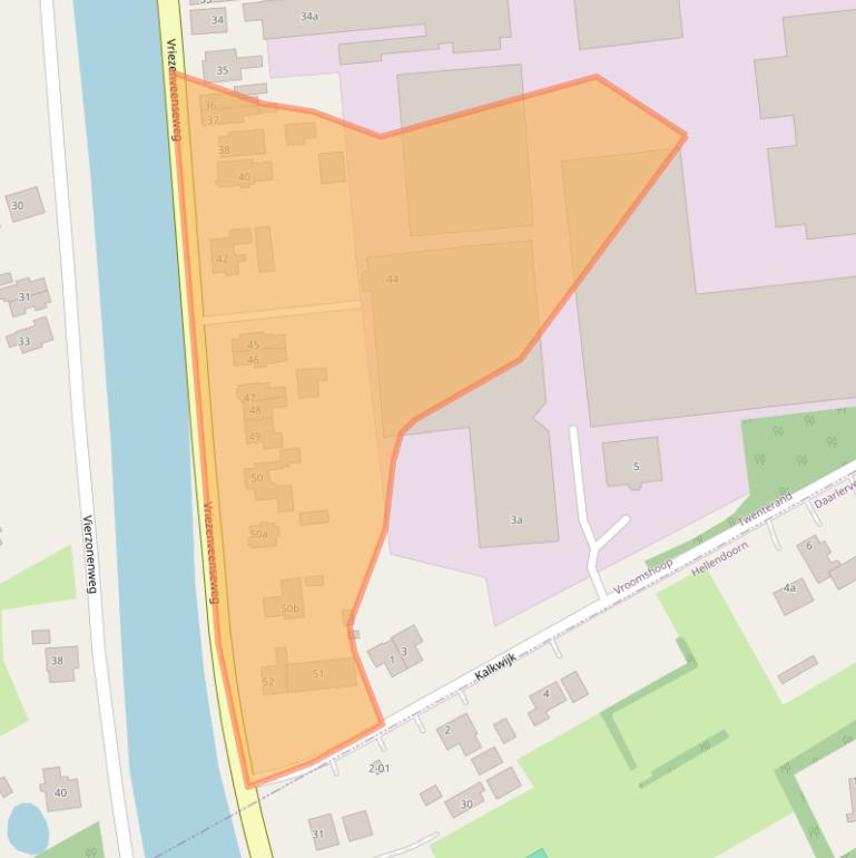 Kaart van postcodegebied 7681DT.