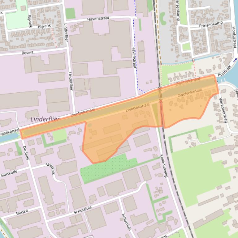 Kaart van postcodegebied 7681EB.