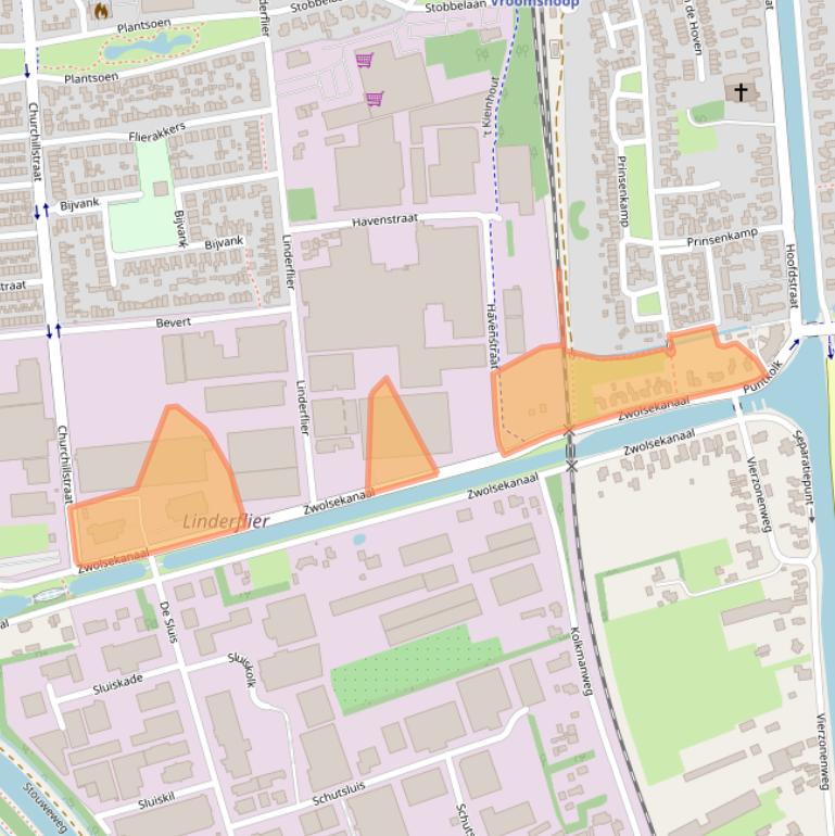 Kaart van postcodegebied 7681ED.