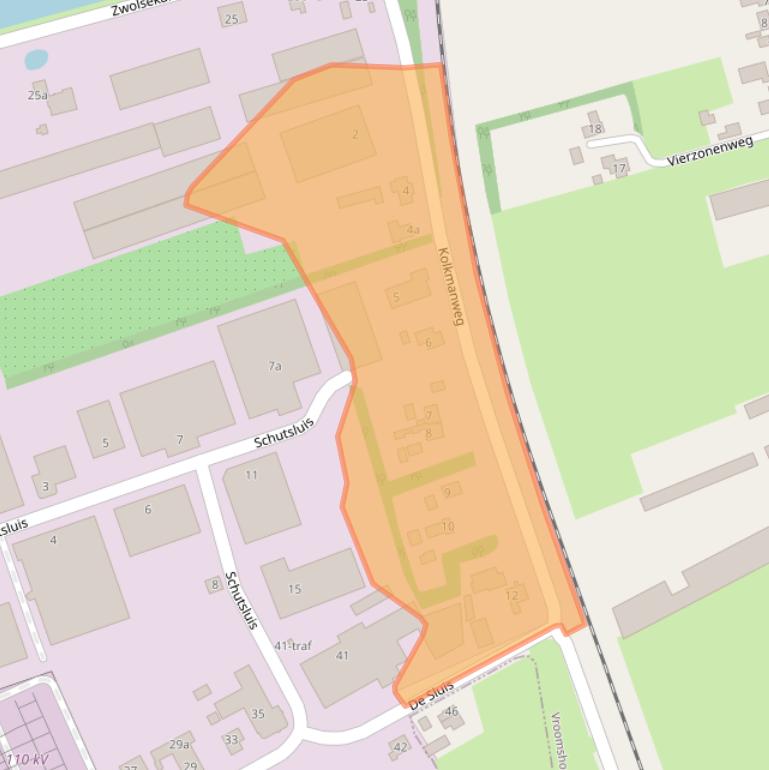 Kaart van postcodegebied 7681EG.