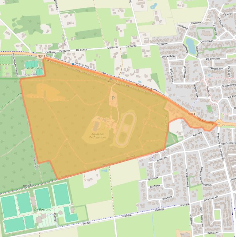 Kaart van postcodegebied 7681EJ.