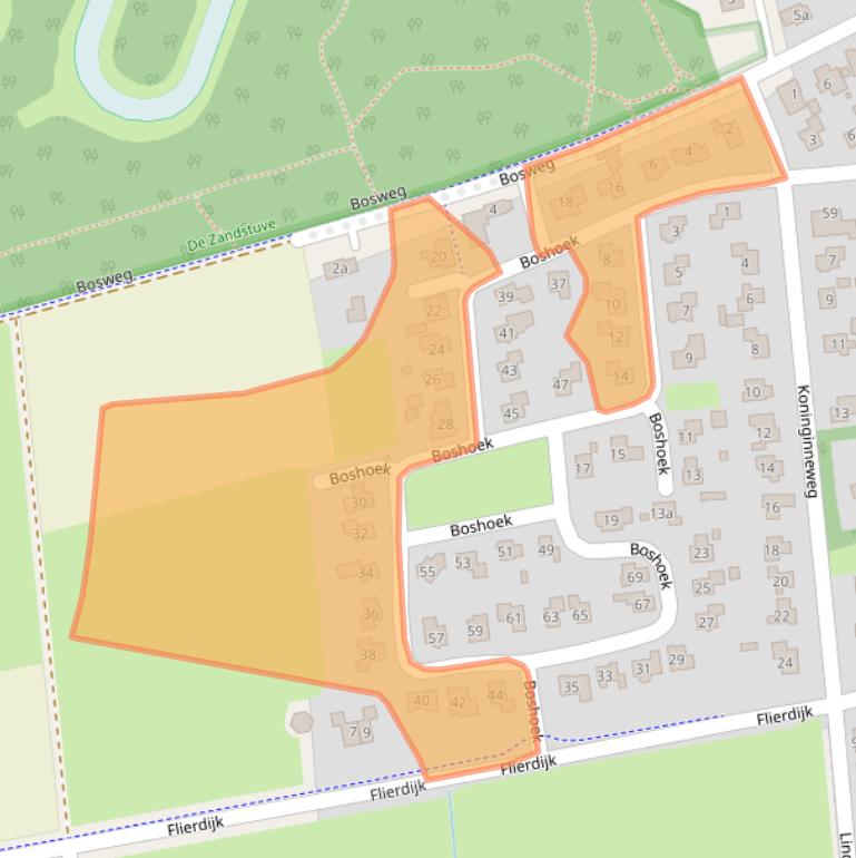 Kaart van postcodegebied 7681GS.