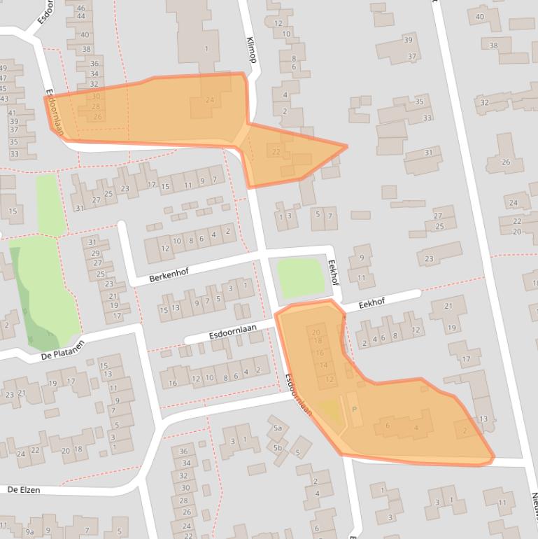 Kaart van postcodegebied 7681HB.
