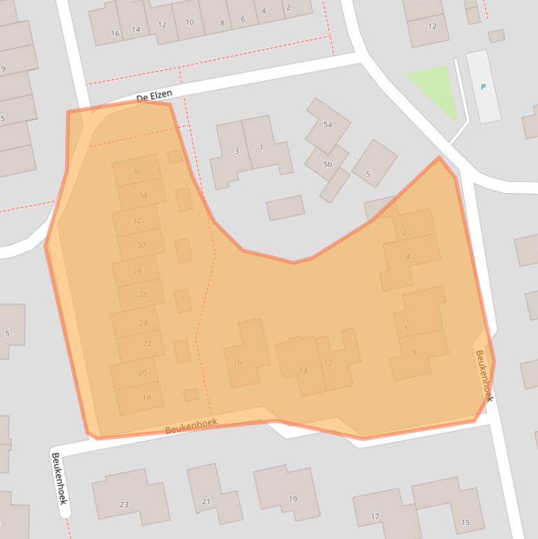 Kaart van postcodegebied 7681HH.