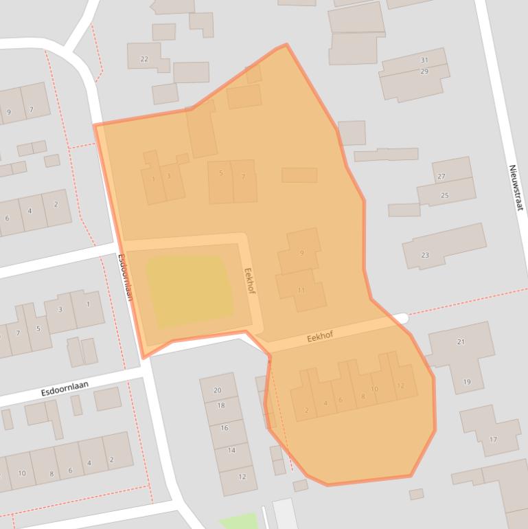 Kaart van postcodegebied 7681HM.