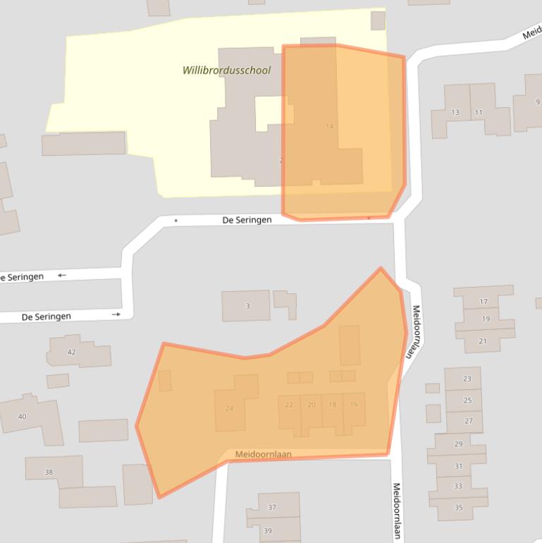 Kaart van postcodegebied 7681JC.