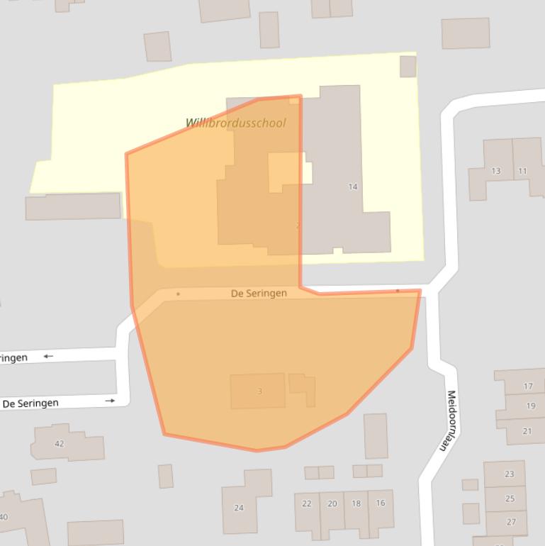 Kaart van postcodegebied 7681JE.