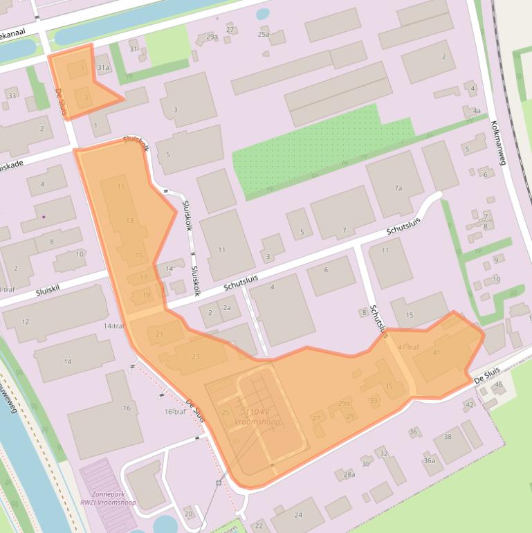 Kaart van postcodegebied 7681KA.