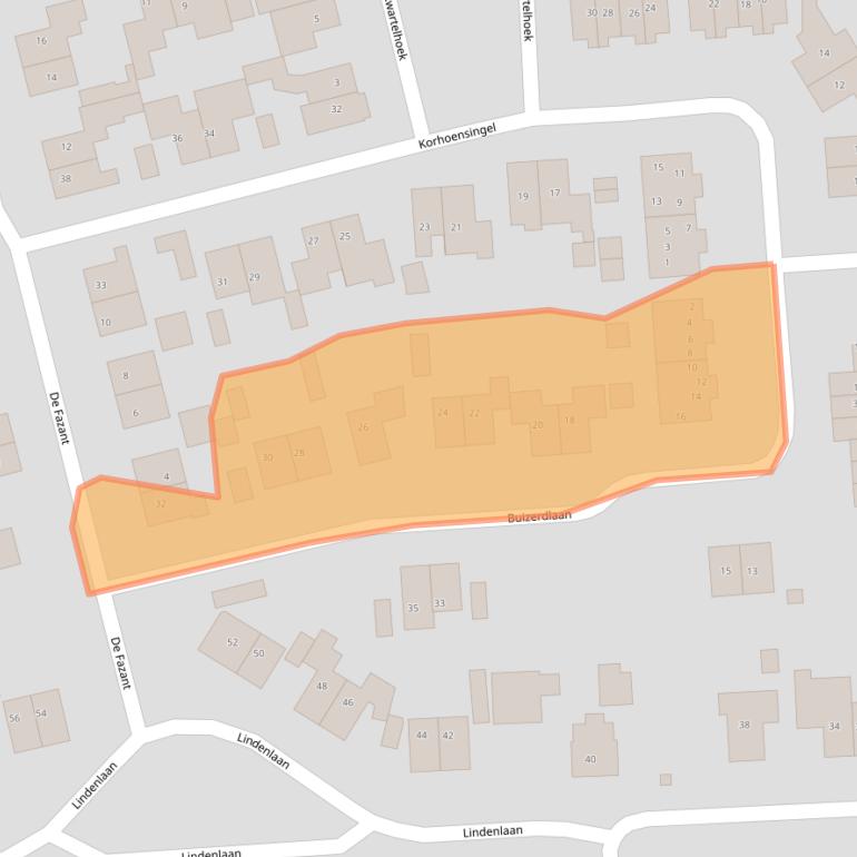 Kaart van postcodegebied 7681LC.