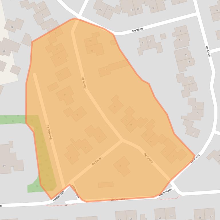 Kaart van postcodegebied 7681LT.