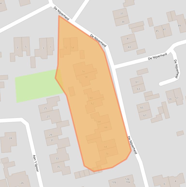 Kaart van postcodegebied 7681ME.