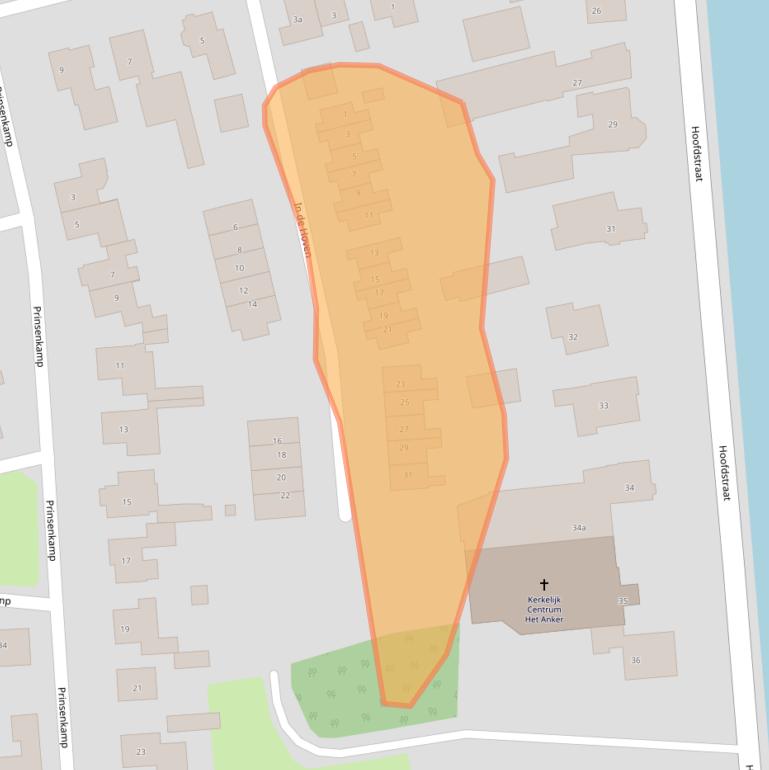 Kaart van postcodegebied 7681MJ.