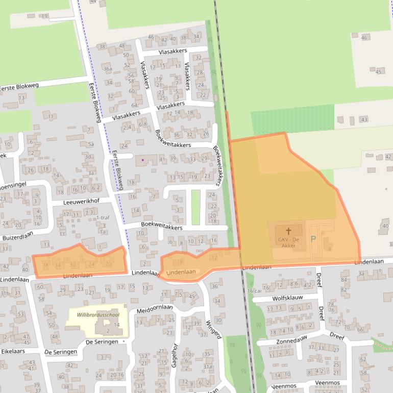 Kaart van postcodegebied 7681RE.