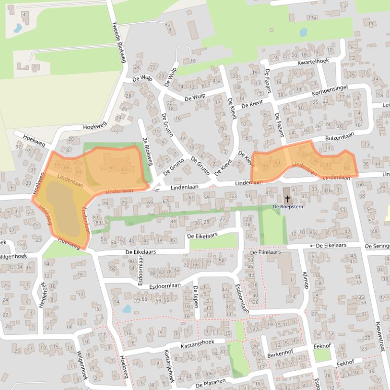 Kaart van postcodegebied 7681RG.