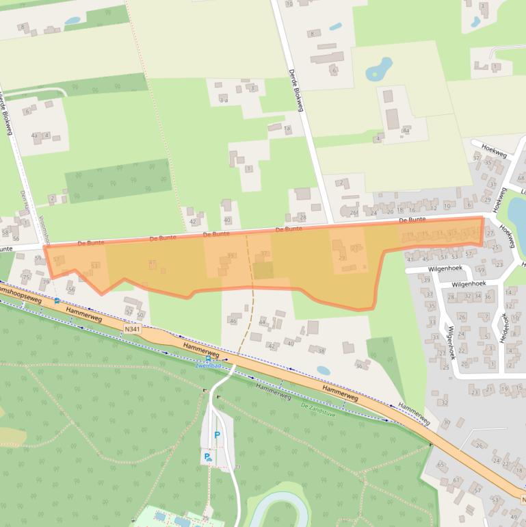 Kaart van postcodegebied 7681RM.