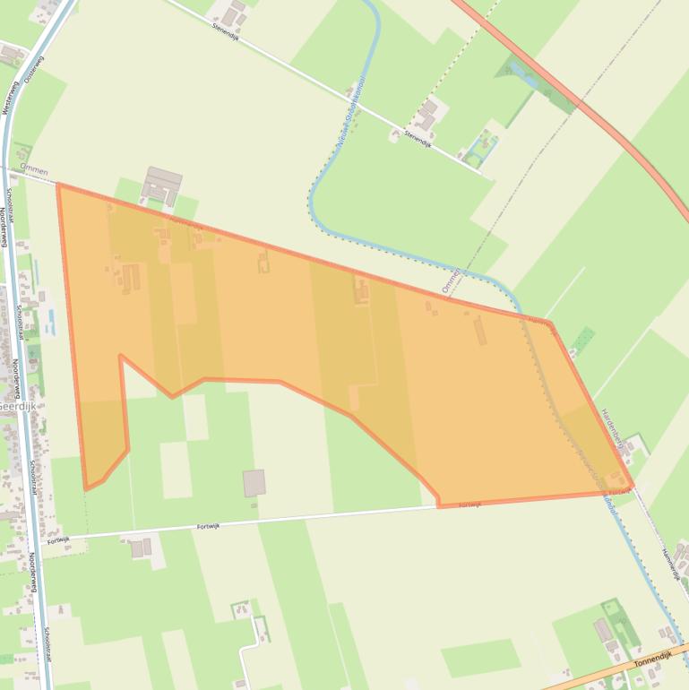 Kaart van postcodegebied 7681SJ.