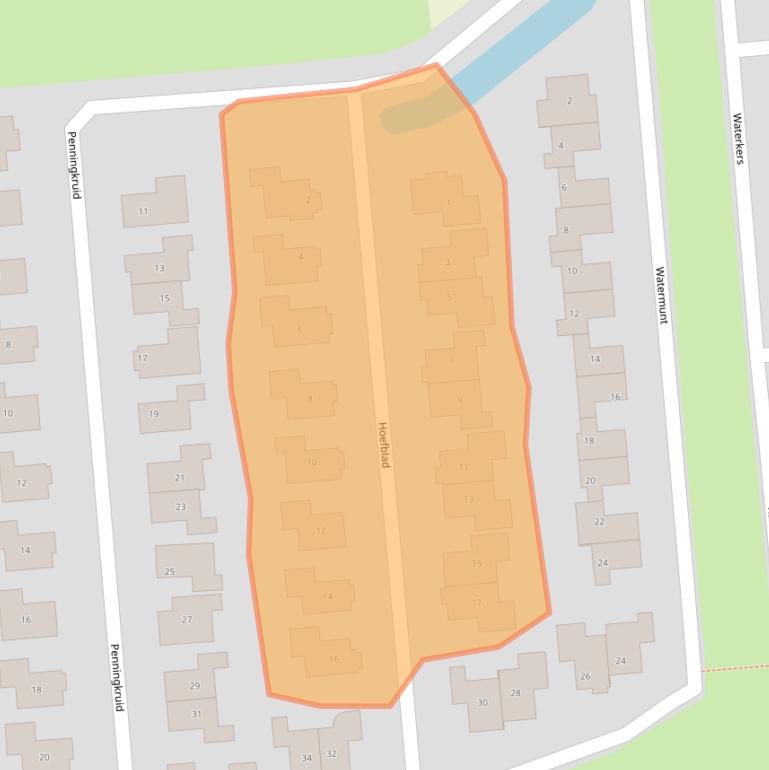 Kaart van postcodegebied 7681TK.