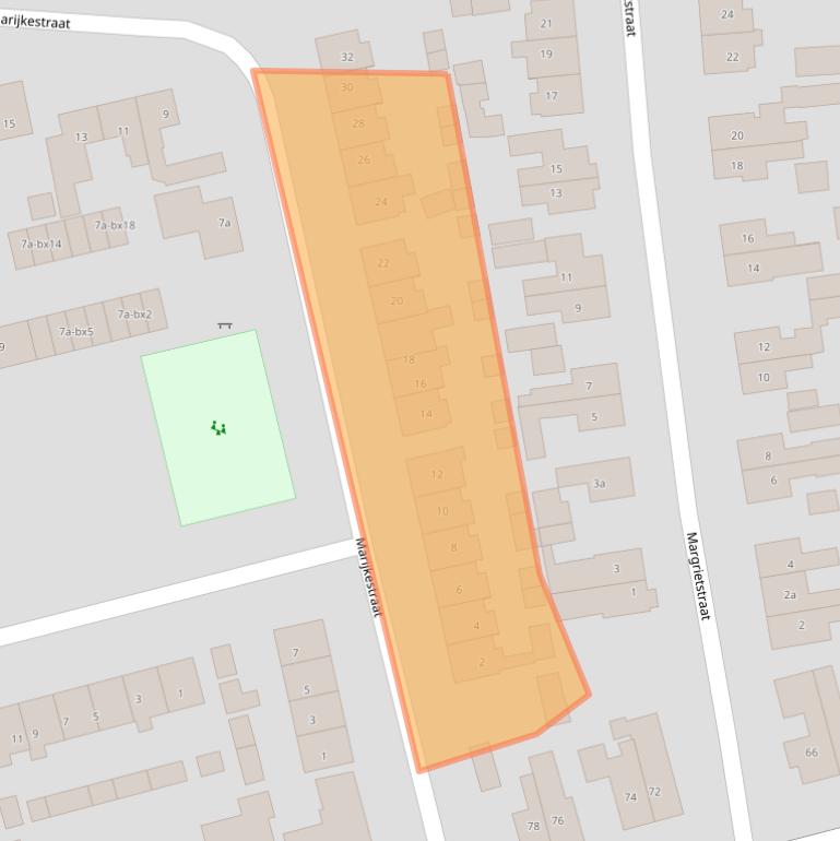 Kaart van postcodegebied 7681WN.