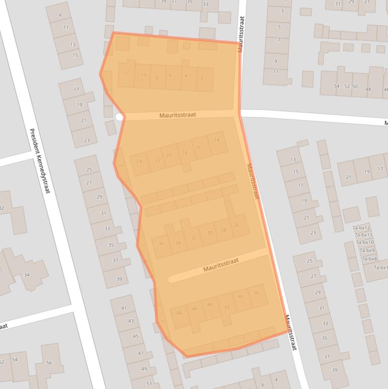 Kaart van postcodegebied 7681WS.