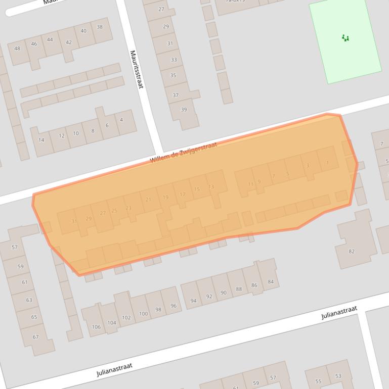 Kaart van postcodegebied 7681WT.