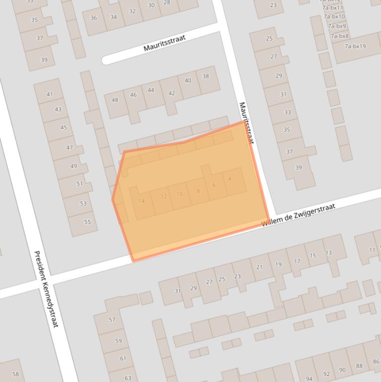 Kaart van postcodegebied 7681WV.