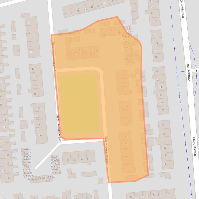 Kaart van postcodegebied 7681XA.