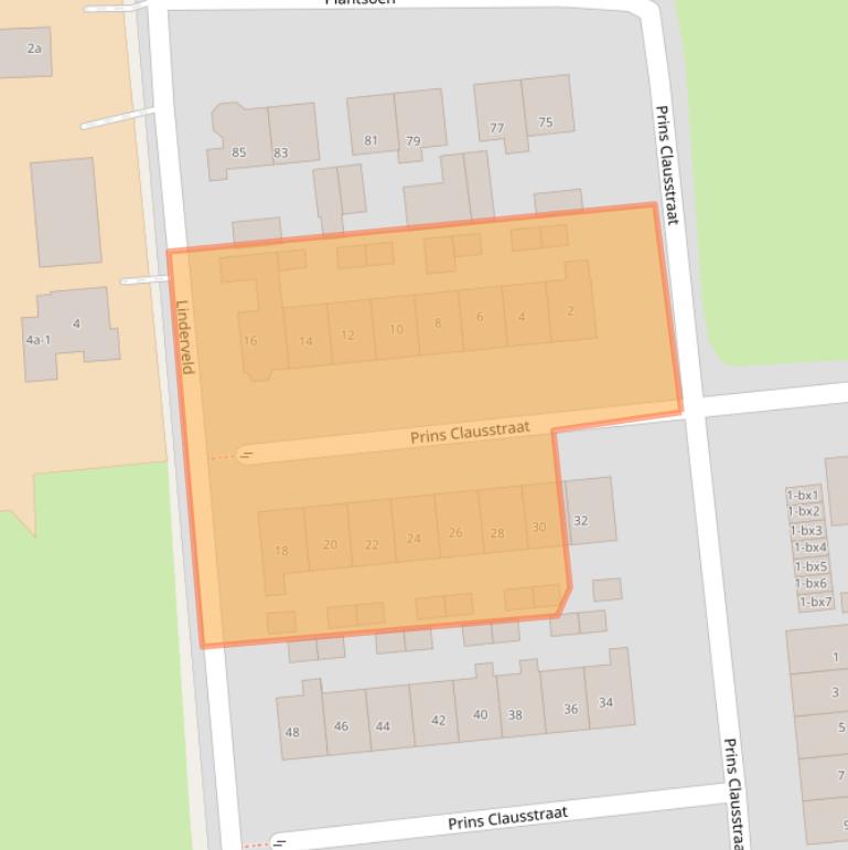 Kaart van postcodegebied 7681XE.