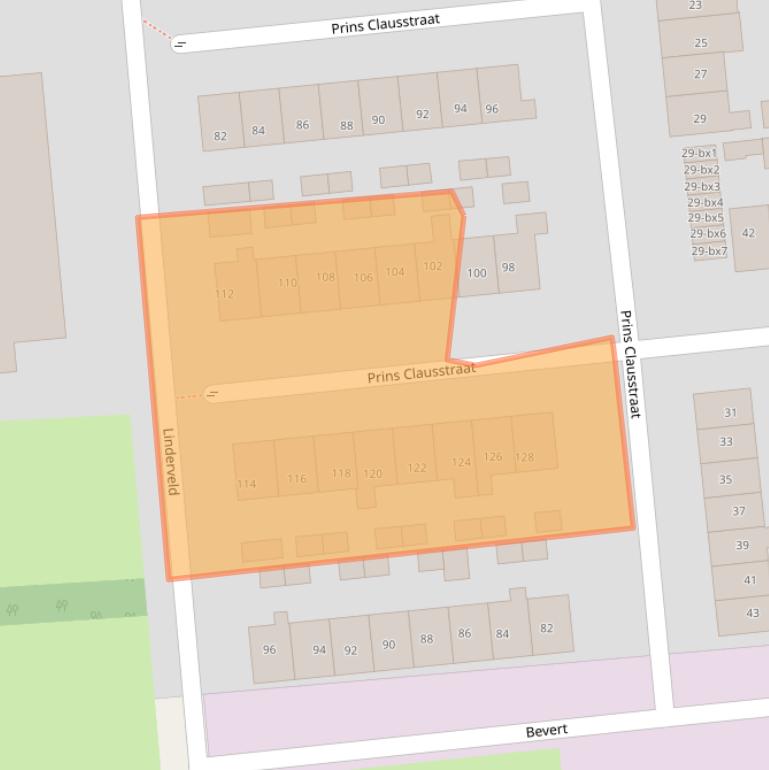 Kaart van postcodegebied 7681XJ.