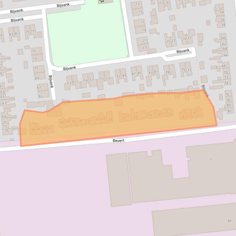 Kaart van postcodegebied 7681ZG.