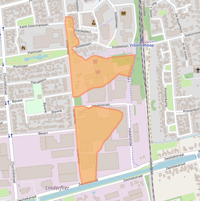 Kaart van postcodegebied 7681ZK.