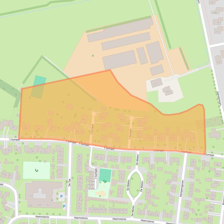 Kaart van postcodegebied 7683AC.