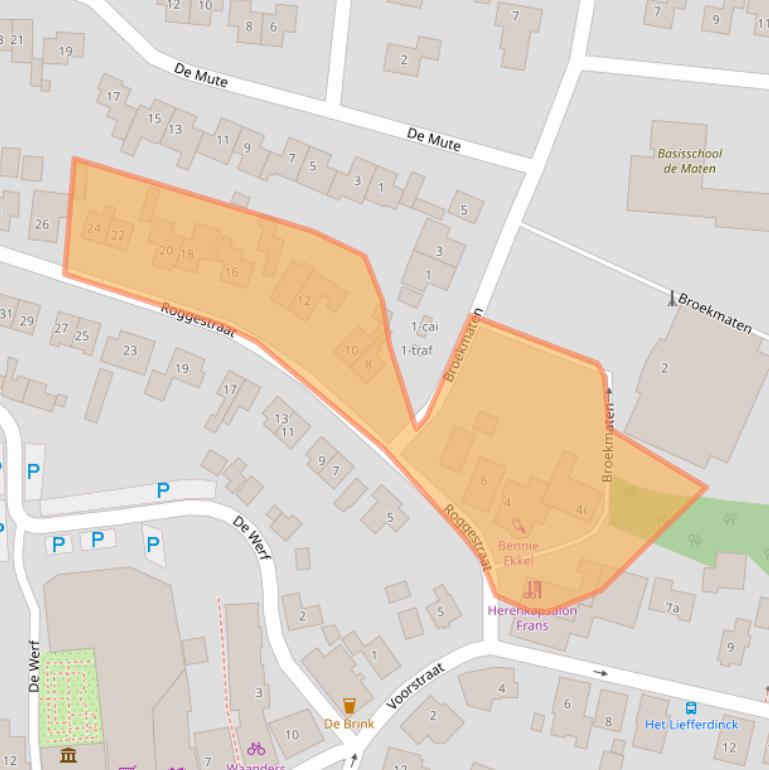 Kaart van postcodegebied 7683AH.